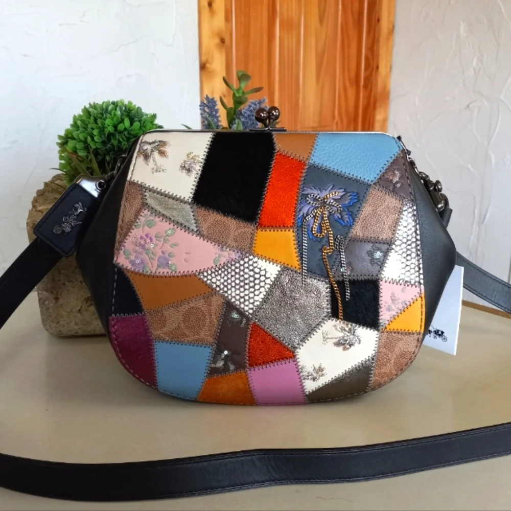 Coach Multicolor Patchwork Crossbody Bag - Picture 4 of 16